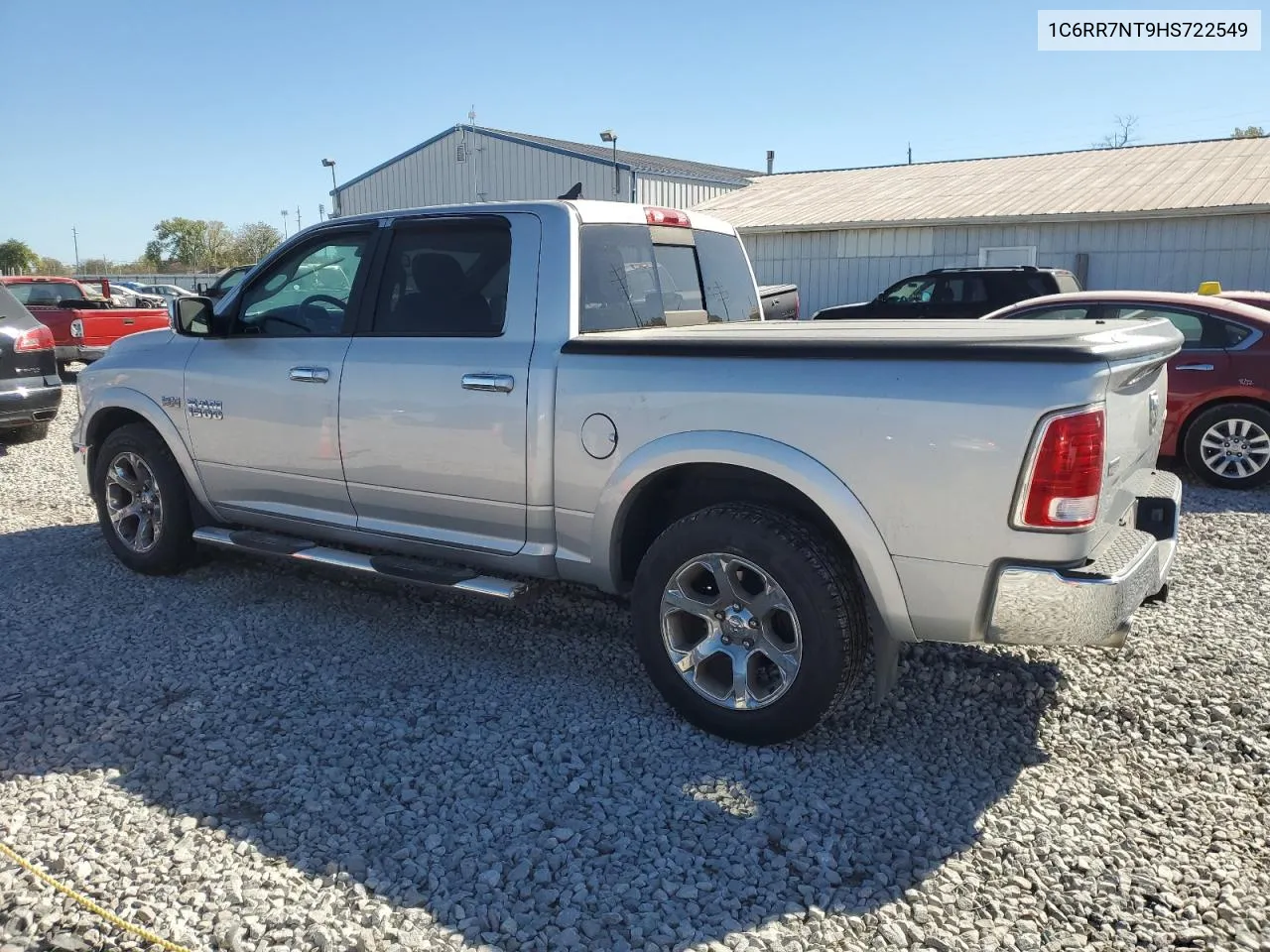 2017 Ram 1500 Laramie VIN: 1C6RR7NT9HS722549 Lot: 75272724