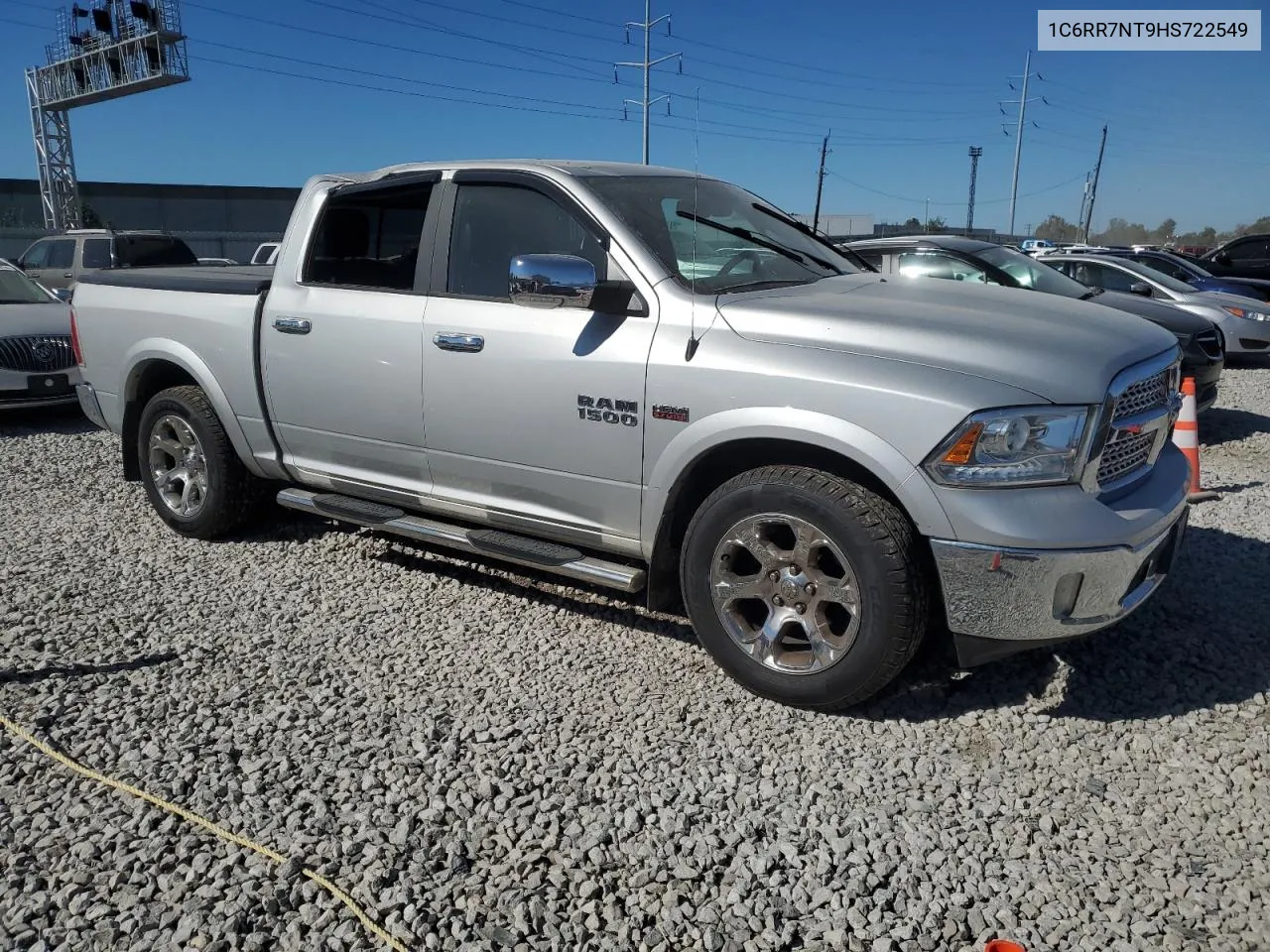 2017 Ram 1500 Laramie VIN: 1C6RR7NT9HS722549 Lot: 75272724