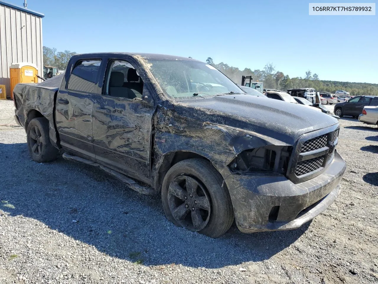 2017 Ram 1500 St VIN: 1C6RR7KT7HS789932 Lot: 75276124