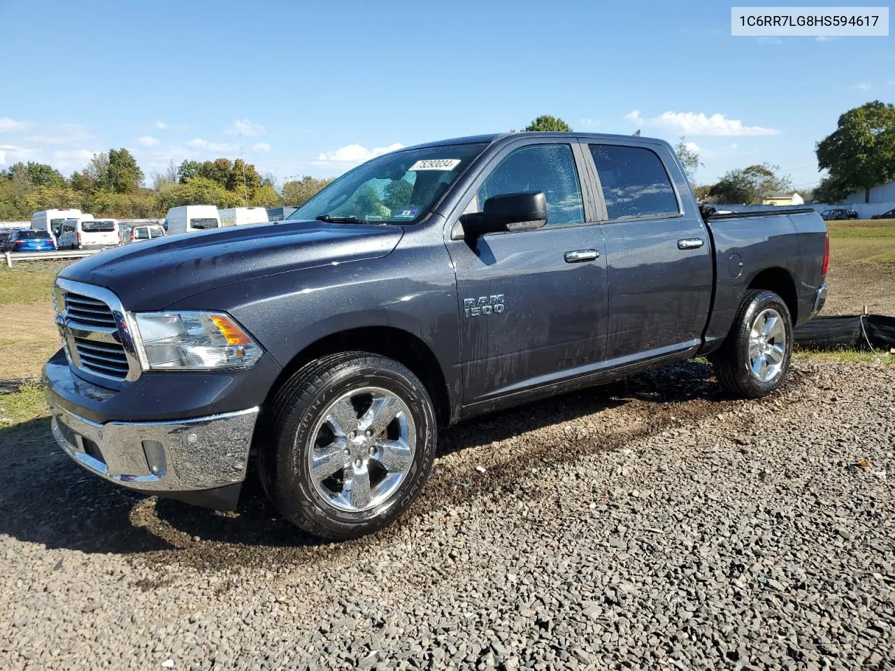 2017 Ram 1500 Slt VIN: 1C6RR7LG8HS594617 Lot: 75293034