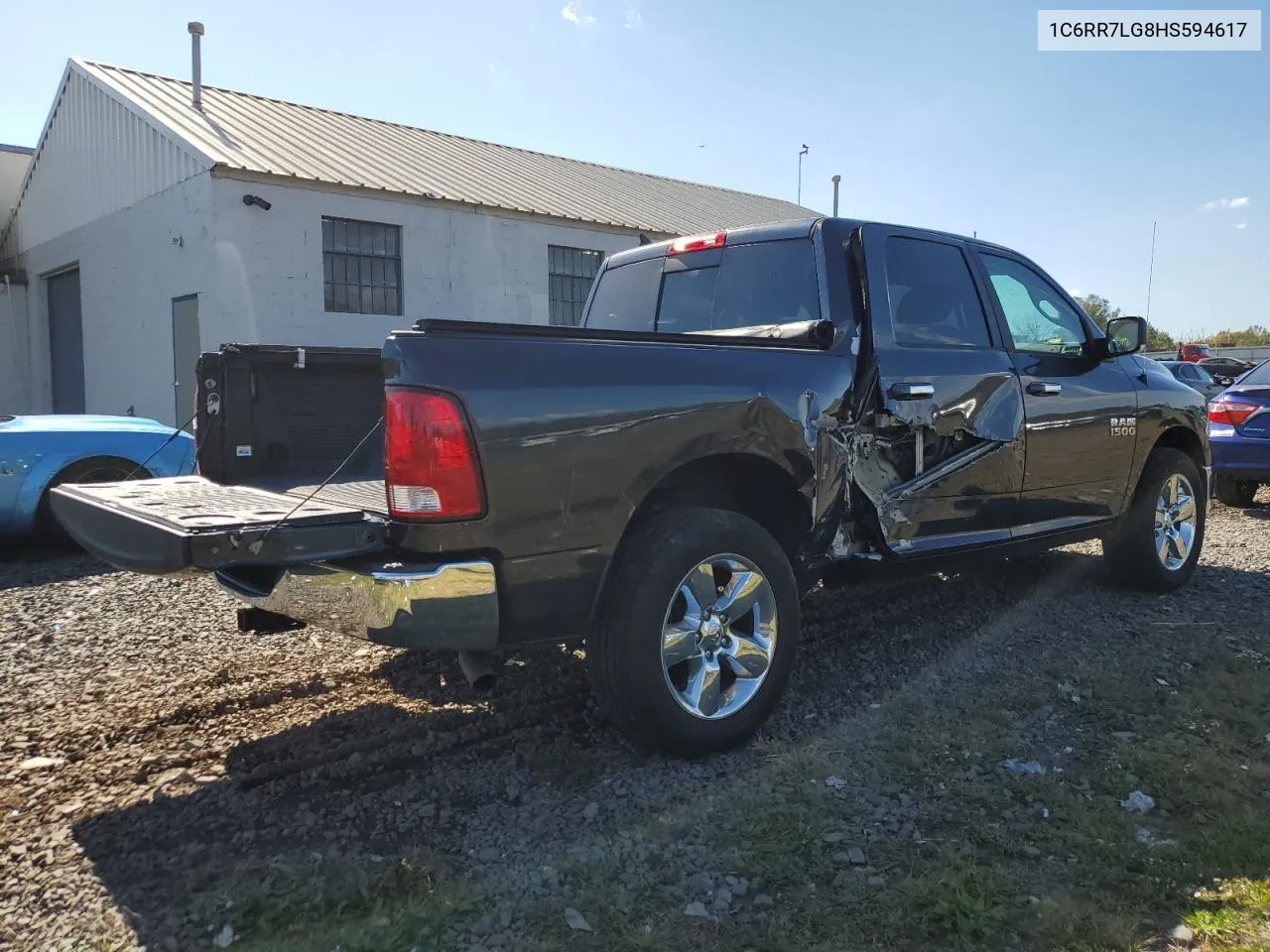 2017 Ram 1500 Slt VIN: 1C6RR7LG8HS594617 Lot: 75293034