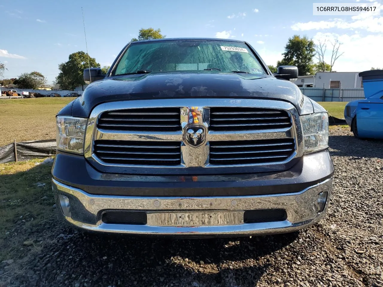 2017 Ram 1500 Slt VIN: 1C6RR7LG8HS594617 Lot: 75293034