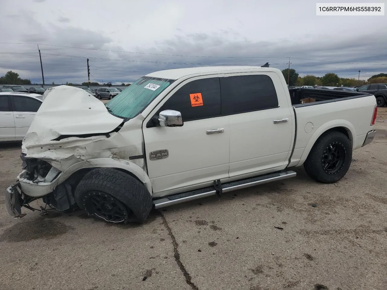 2017 Ram 1500 Longhorn VIN: 1C6RR7PM6HS558392 Lot: 75421044