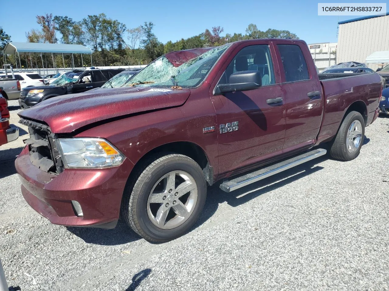 2017 Ram 1500 St VIN: 1C6RR6FT2HS833727 Lot: 75482164