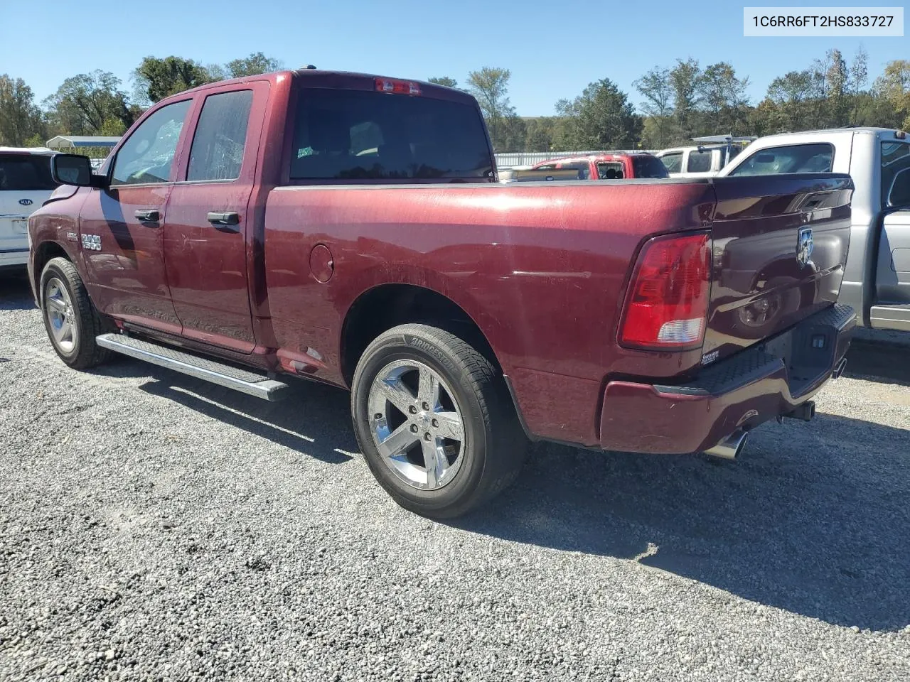 2017 Ram 1500 St VIN: 1C6RR6FT2HS833727 Lot: 75482164