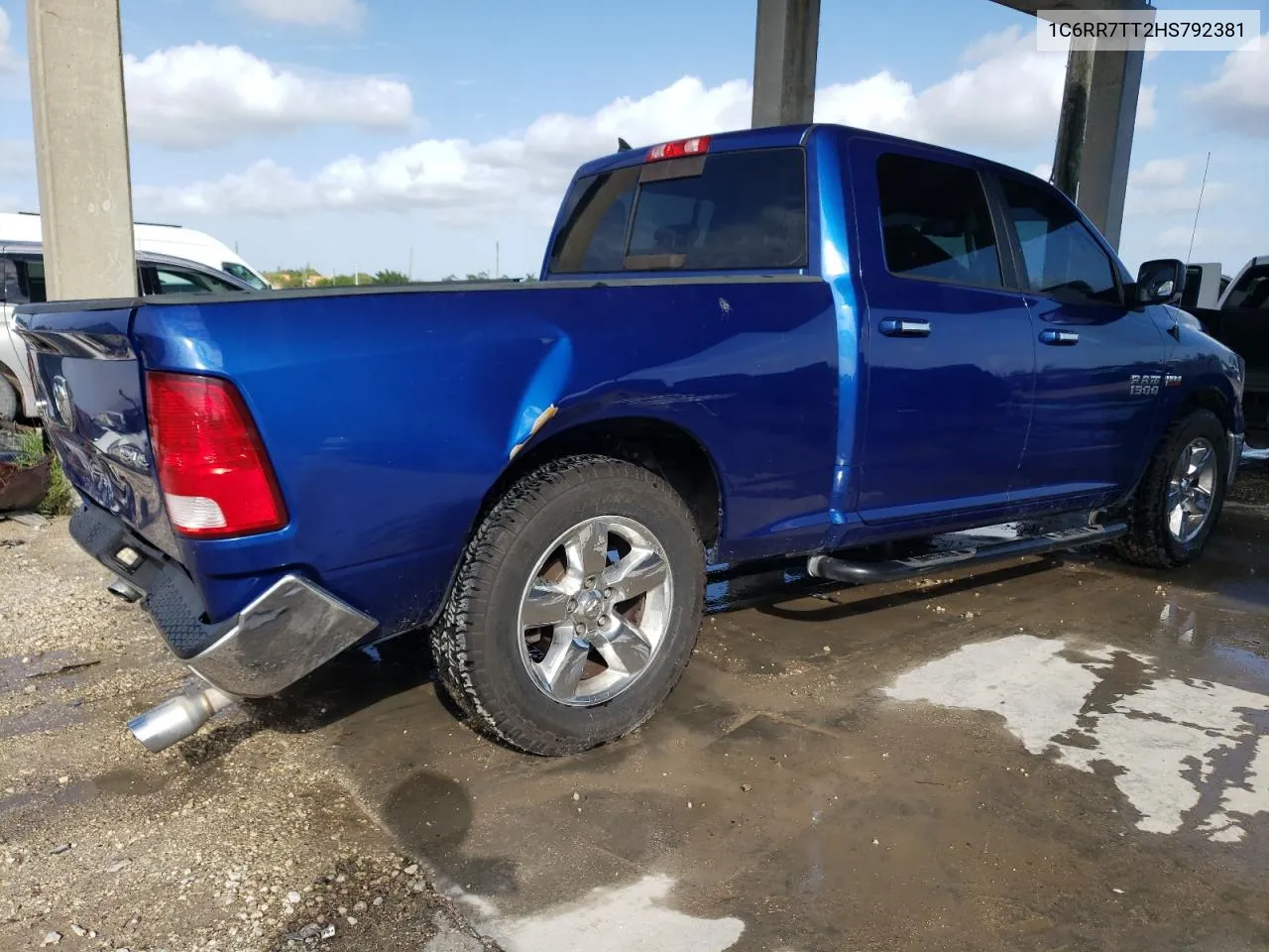 2017 Ram 1500 Slt VIN: 1C6RR7TT2HS792381 Lot: 75517524