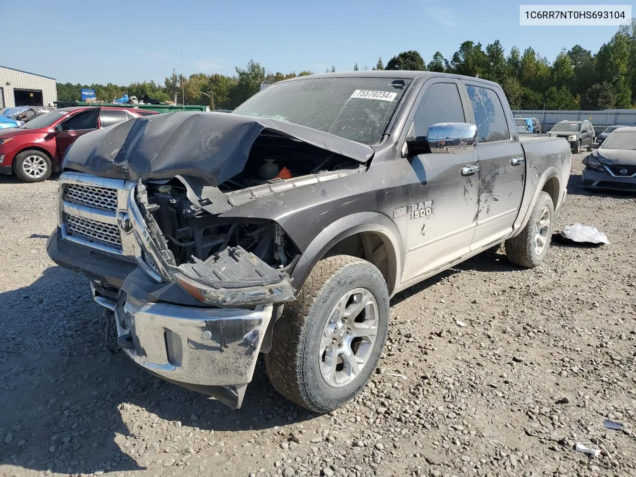 2017 Ram 1500 Laramie VIN: 1C6RR7NT0HS693104 Lot: 75570234