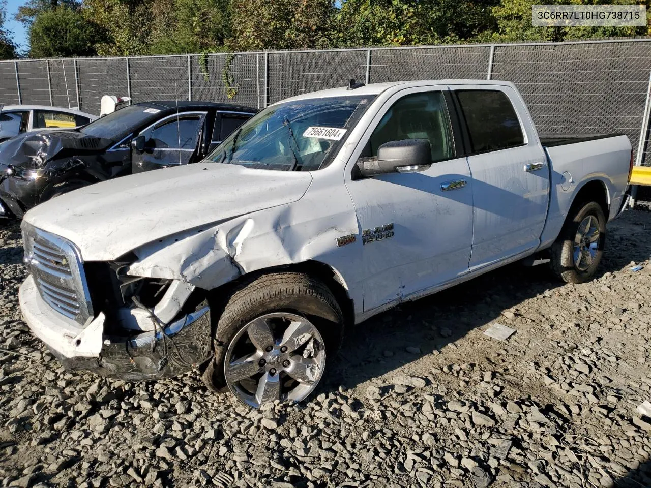 2017 Ram 1500 Slt VIN: 3C6RR7LT0HG738715 Lot: 75661604