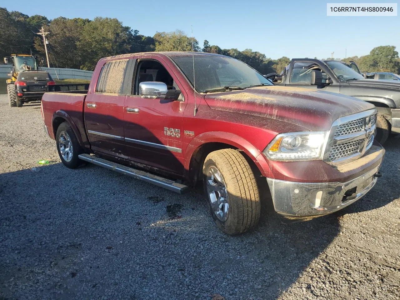 2017 Ram 1500 Laramie VIN: 1C6RR7NT4HS800946 Lot: 75711284