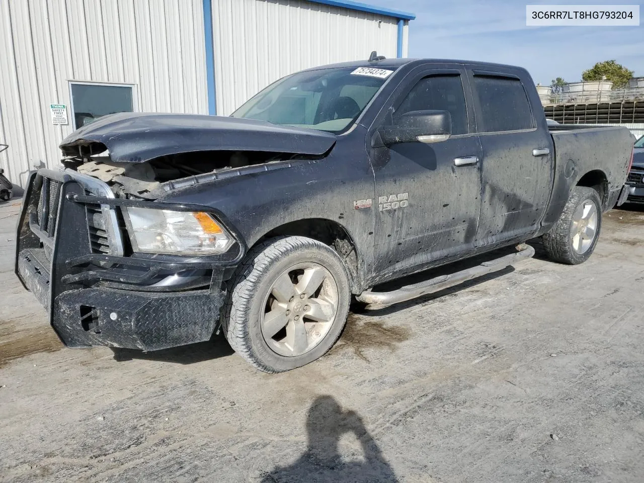 2017 Ram 1500 Slt VIN: 3C6RR7LT8HG793204 Lot: 75734374