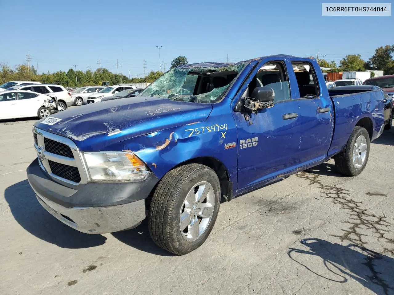 2017 Ram 1500 St VIN: 1C6RR6FT0HS744044 Lot: 75734904