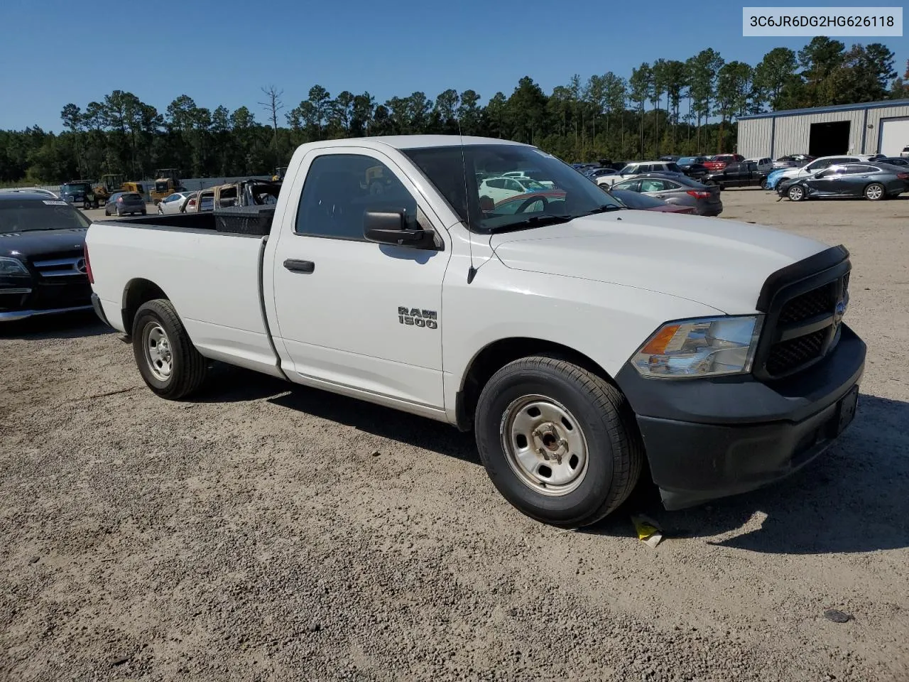 2017 Ram 1500 St VIN: 3C6JR6DG2HG626118 Lot: 75746674