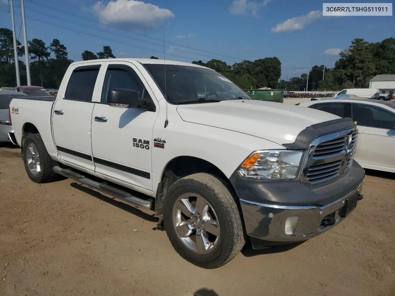 2017 Ram 1500 Slt VIN: 3C6RR7LT5HG511911 Lot: 75832204