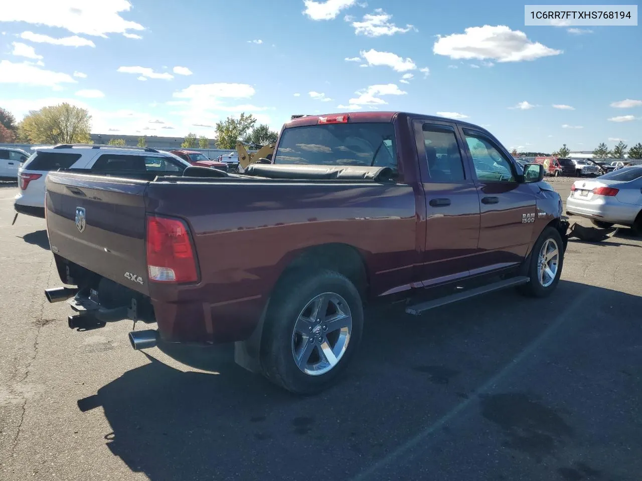 2017 Ram 1500 St VIN: 1C6RR7FTXHS768194 Lot: 75946784