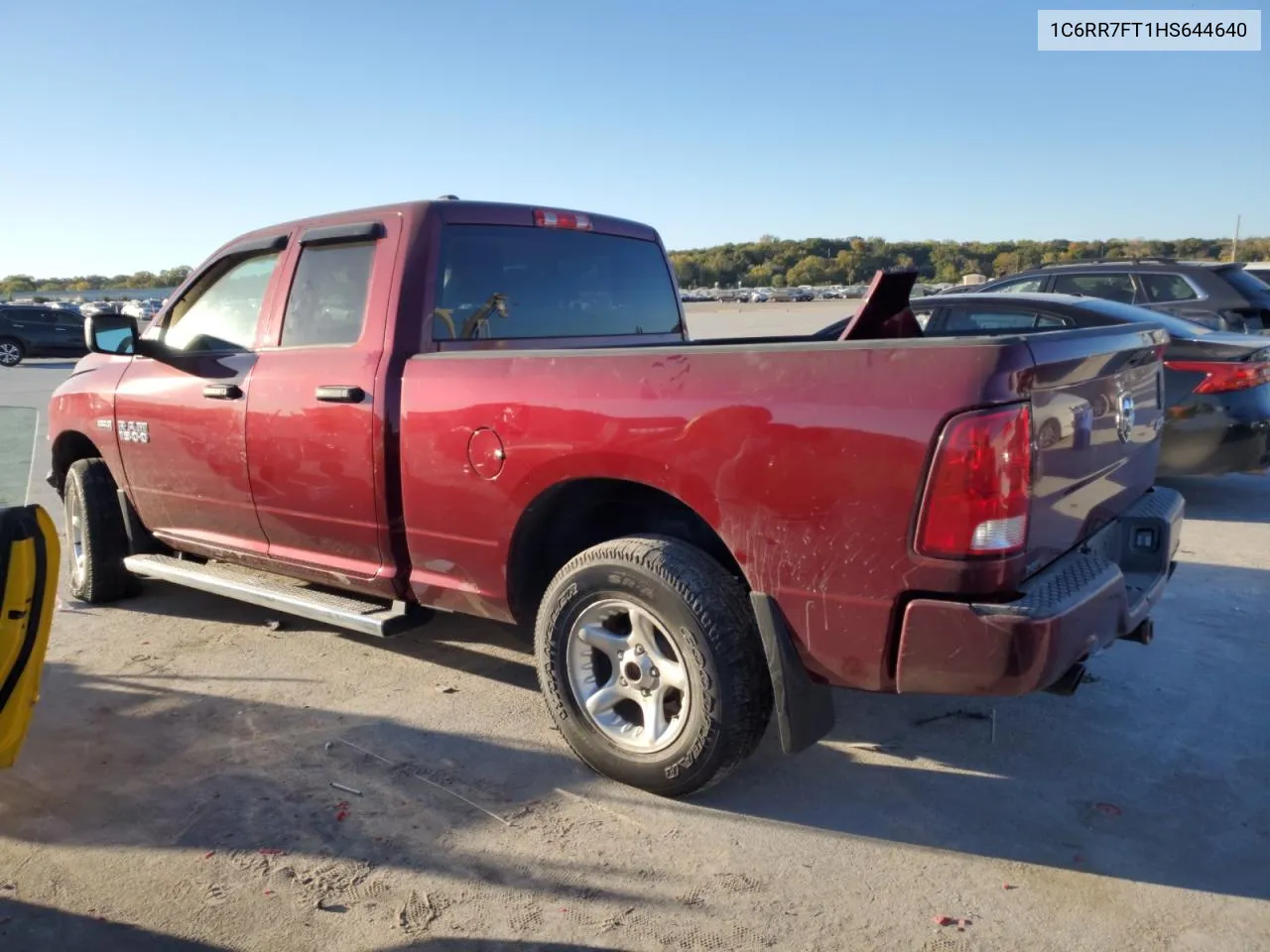 2017 Ram 1500 St VIN: 1C6RR7FT1HS644640 Lot: 75990894