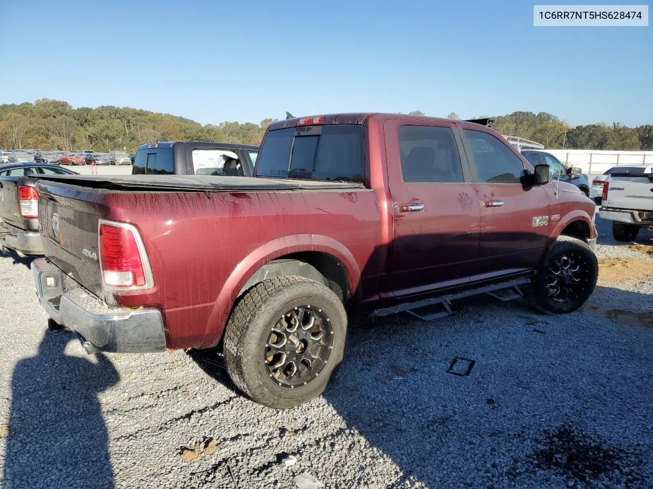 2017 Ram 1500 Laramie VIN: 1C6RR7NT5HS628474 Lot: 76032194