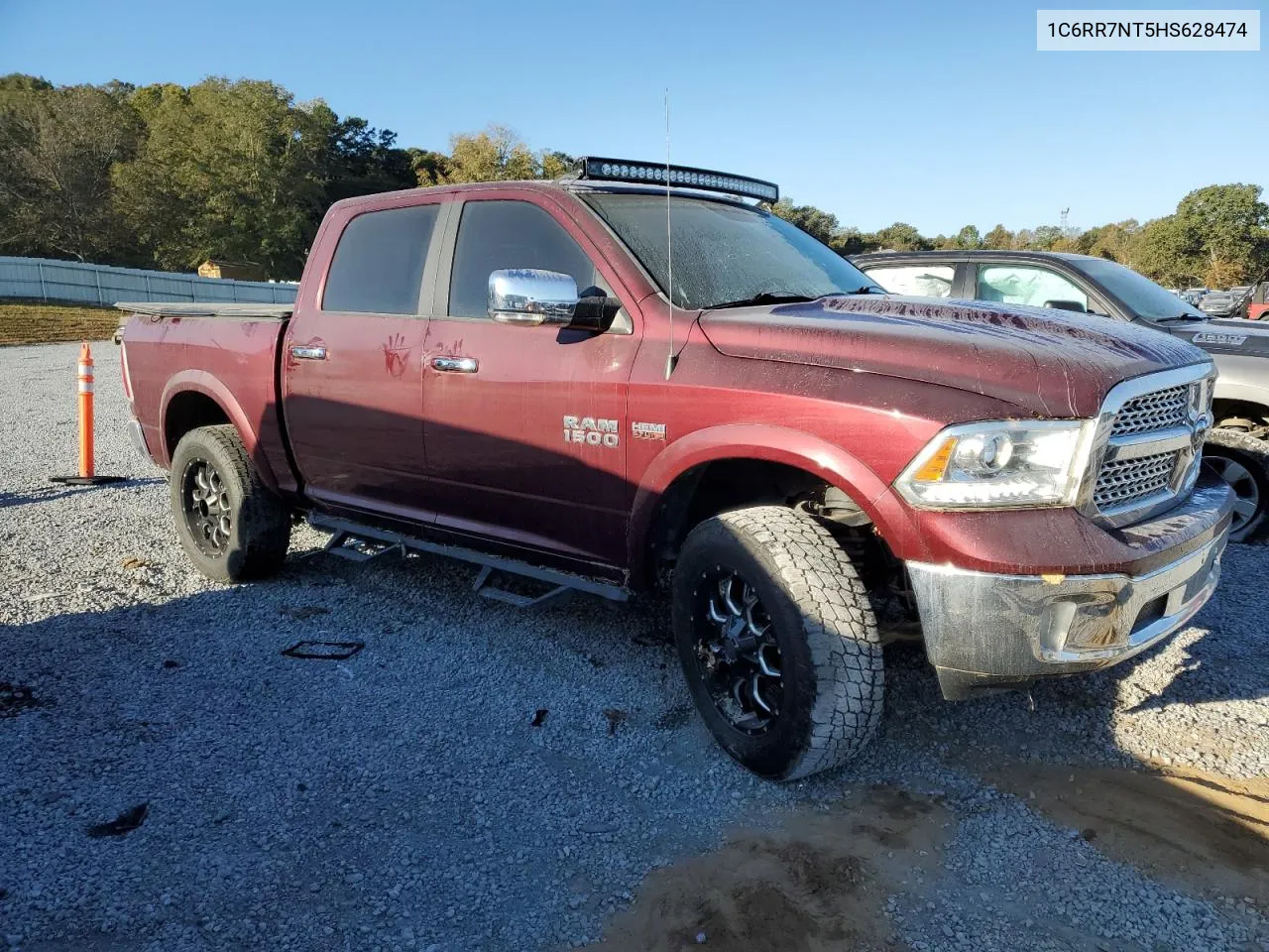 2017 Ram 1500 Laramie VIN: 1C6RR7NT5HS628474 Lot: 76032194