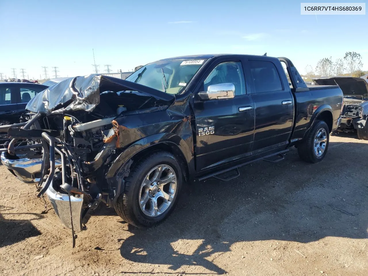 2017 Ram 1500 Laramie VIN: 1C6RR7VT4HS680369 Lot: 76108954