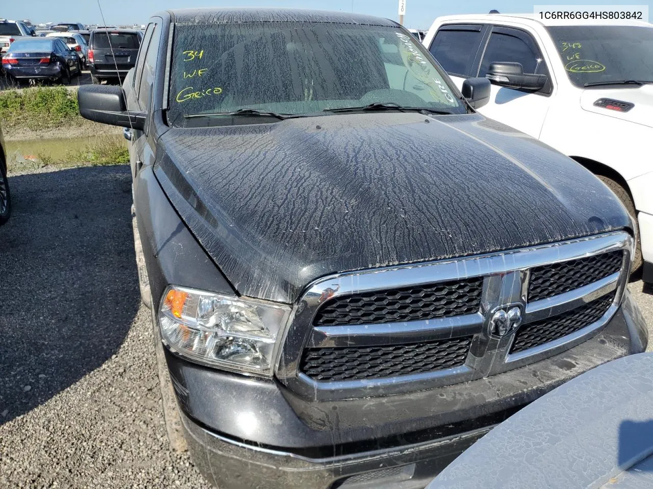 2017 Ram 1500 Slt VIN: 1C6RR6GG4HS803842 Lot: 76171724