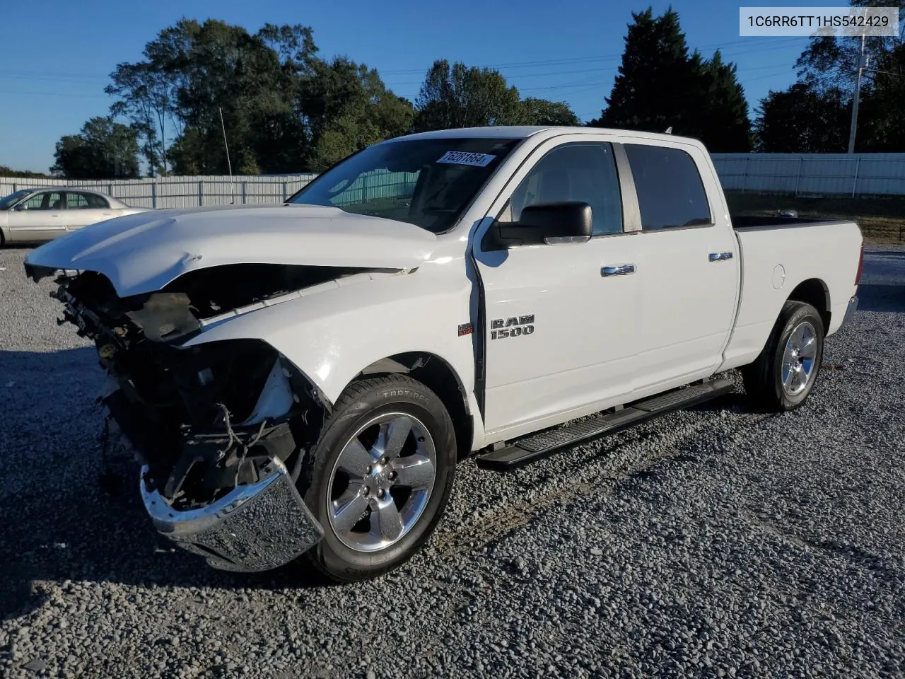 2017 Ram 1500 Slt VIN: 1C6RR6TT1HS542429 Lot: 76281664