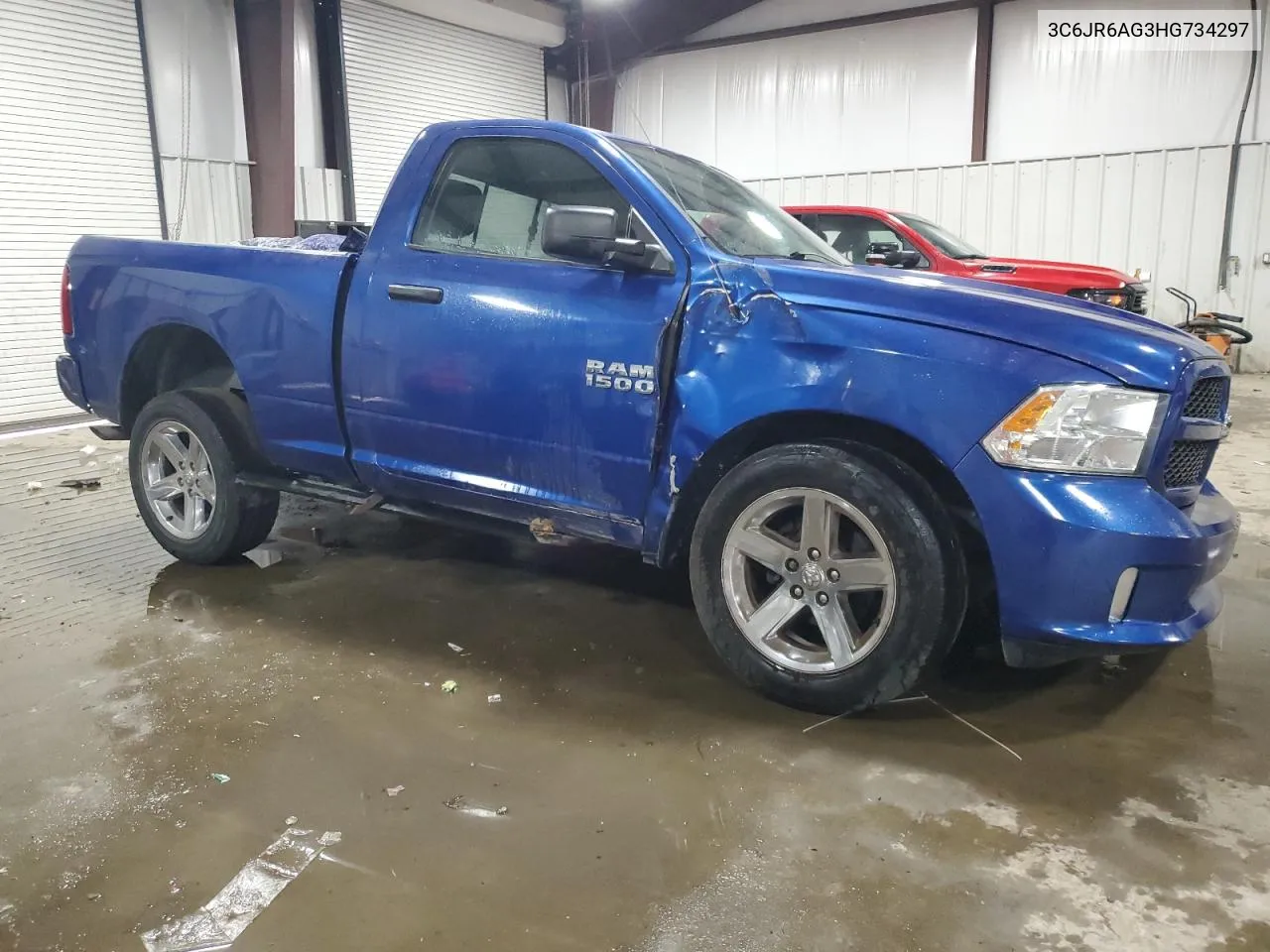 2017 Ram 1500 St VIN: 3C6JR6AG3HG734297 Lot: 76290144