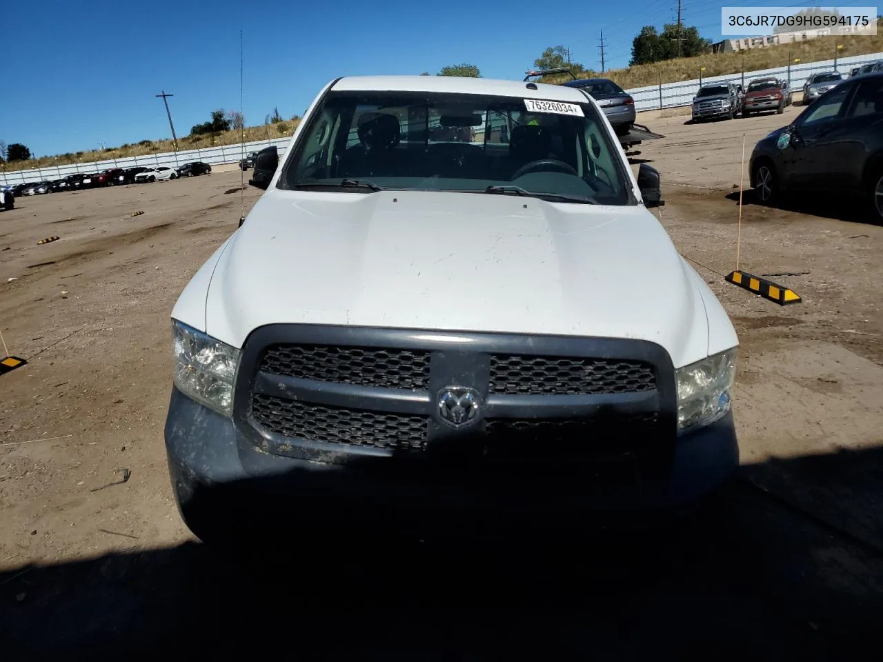 2017 Ram 1500 St VIN: 3C6JR7DG9HG594175 Lot: 76326034