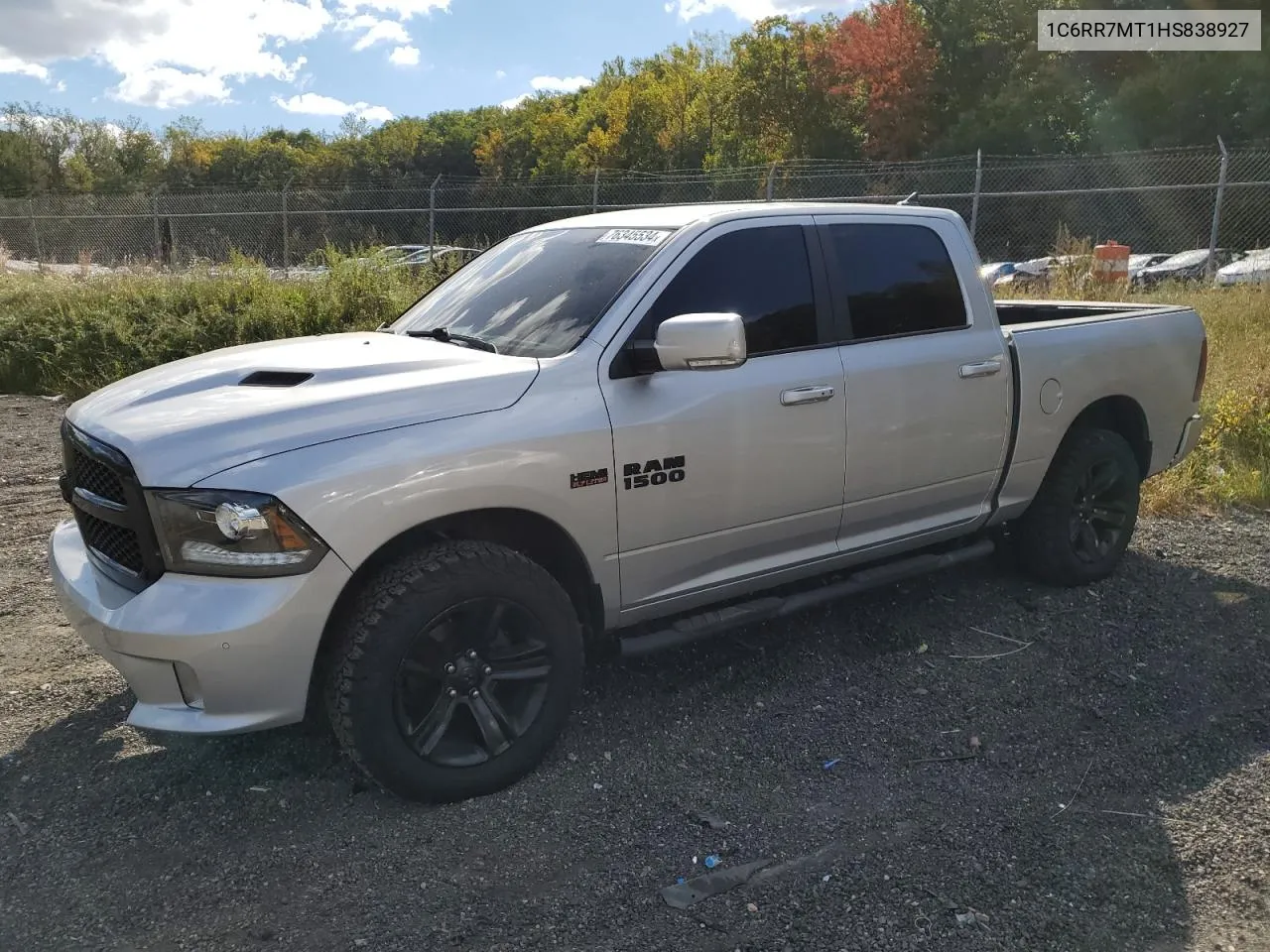 2017 Ram 1500 Sport VIN: 1C6RR7MT1HS838927 Lot: 76345534