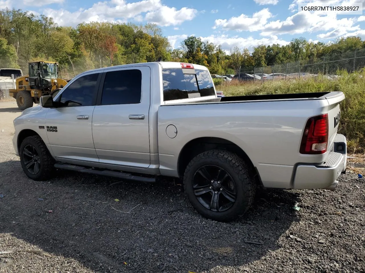 2017 Ram 1500 Sport VIN: 1C6RR7MT1HS838927 Lot: 76345534