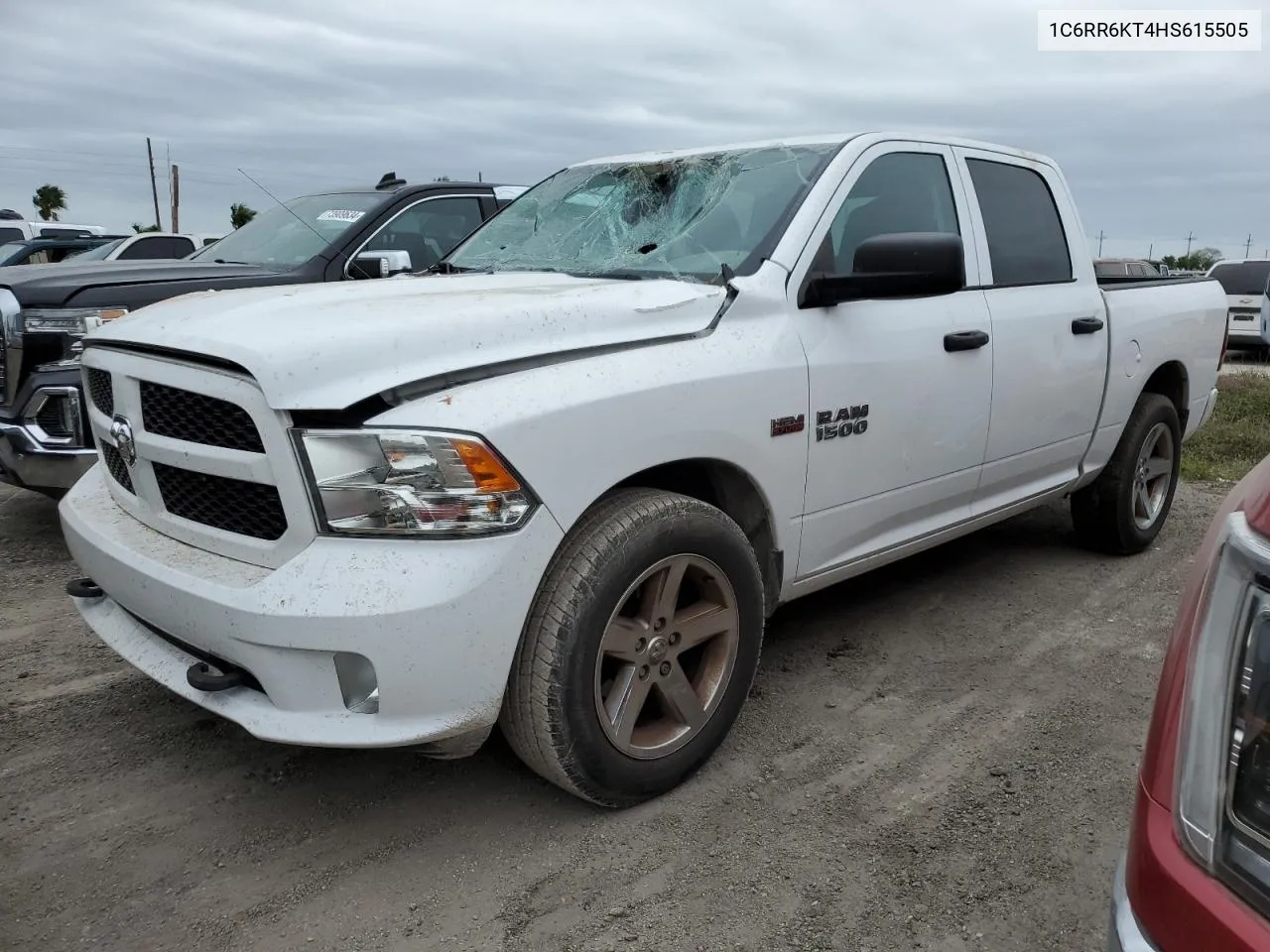 2017 Ram 1500 St VIN: 1C6RR6KT4HS615505 Lot: 76406174