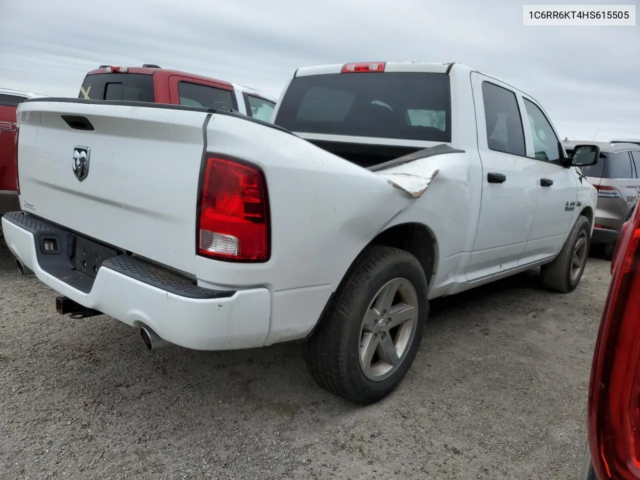 2017 Ram 1500 St VIN: 1C6RR6KT4HS615505 Lot: 76406174