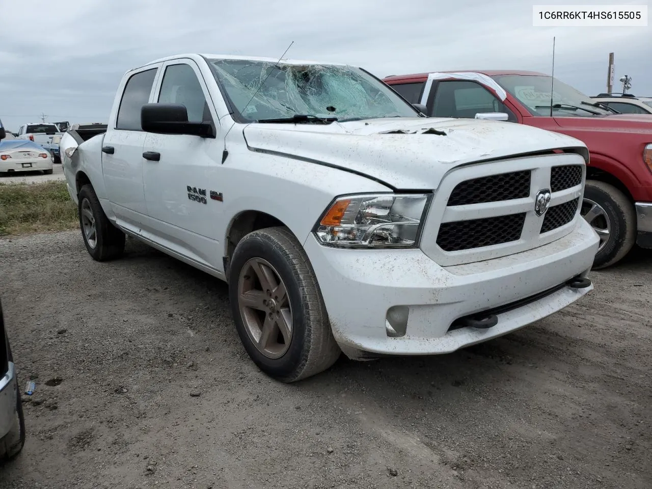 2017 Ram 1500 St VIN: 1C6RR6KT4HS615505 Lot: 76406174