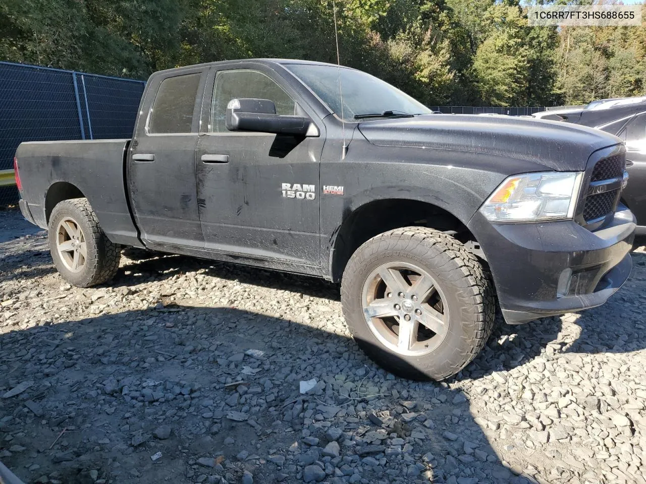 2017 Ram 1500 St VIN: 1C6RR7FT3HS688655 Lot: 76564184