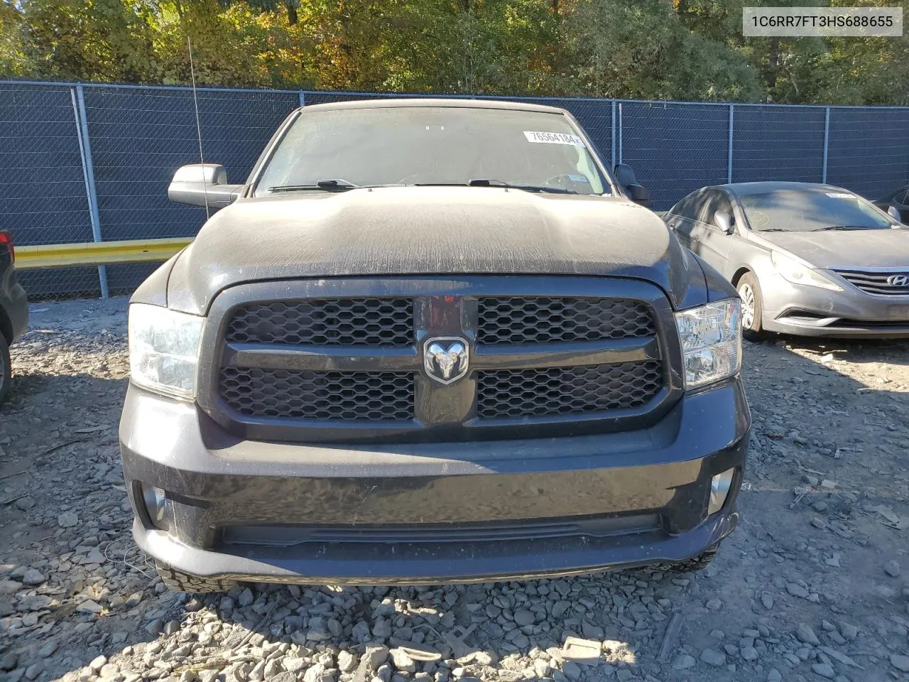 2017 Ram 1500 St VIN: 1C6RR7FT3HS688655 Lot: 76564184