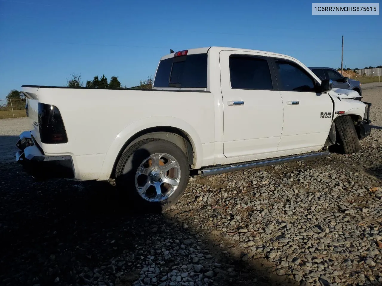 2017 Ram 1500 Laramie VIN: 1C6RR7NM3HS875615 Lot: 76590284