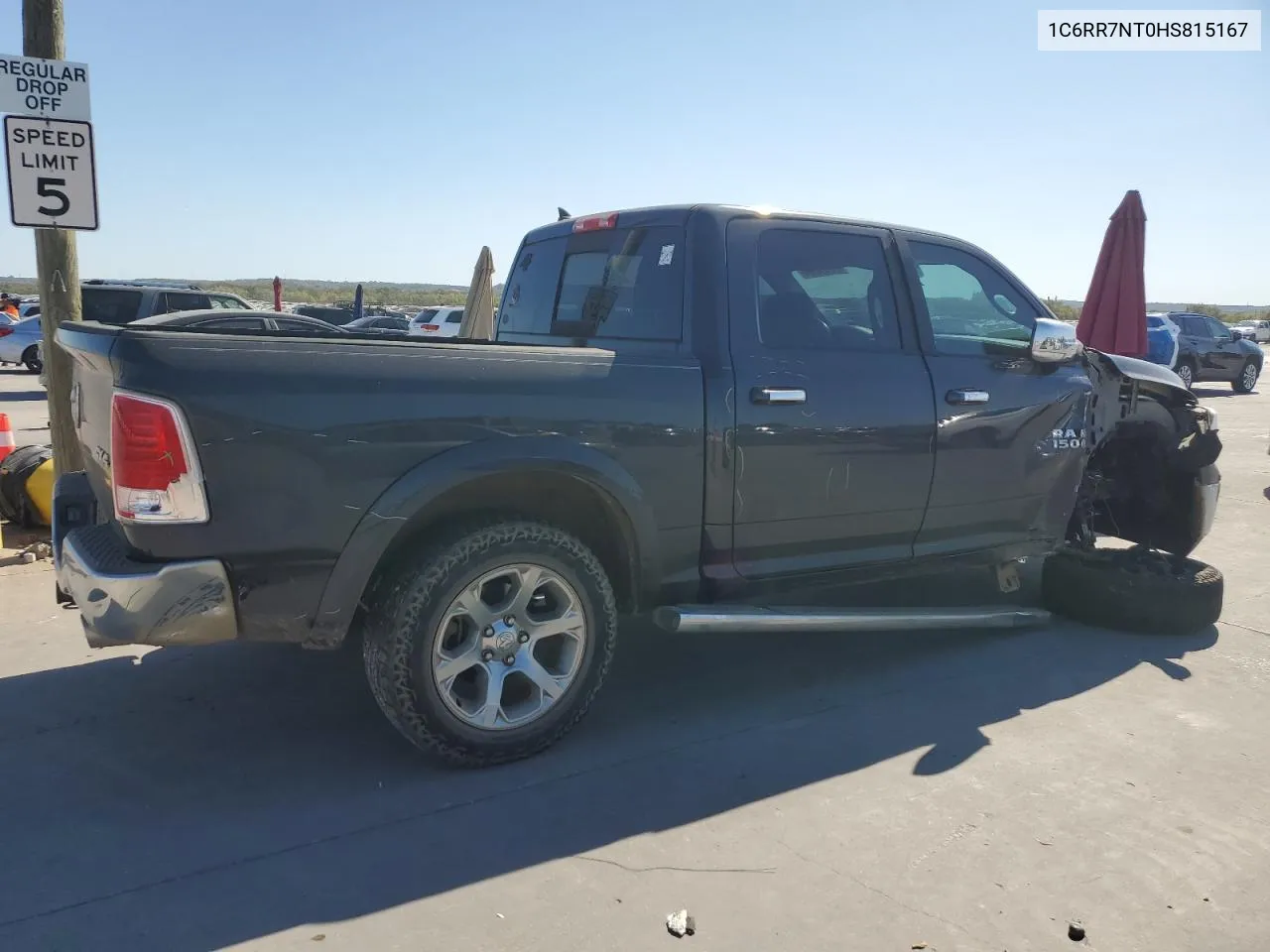 2017 Ram 1500 Laramie VIN: 1C6RR7NT0HS815167 Lot: 76728034