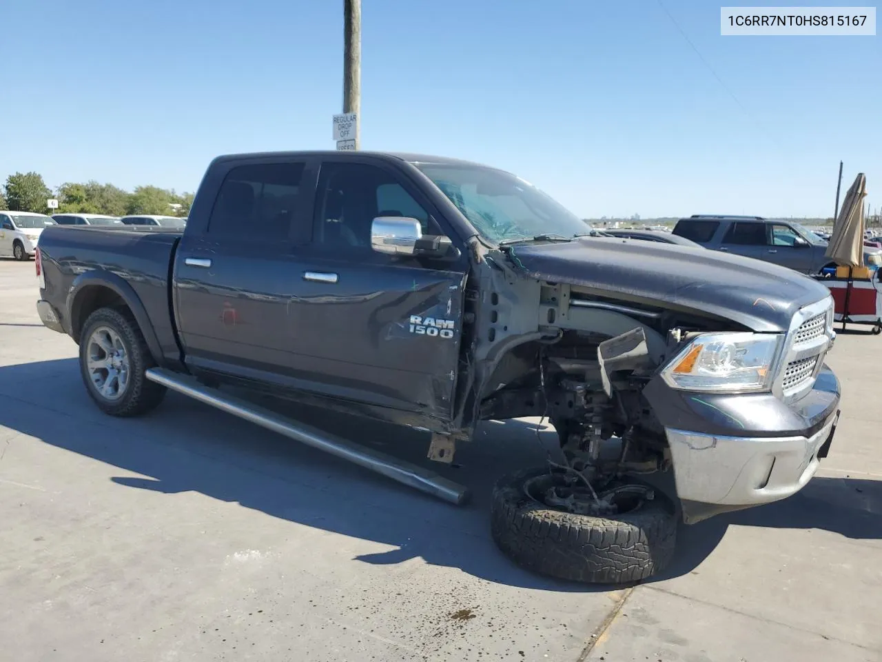 2017 Ram 1500 Laramie VIN: 1C6RR7NT0HS815167 Lot: 76728034