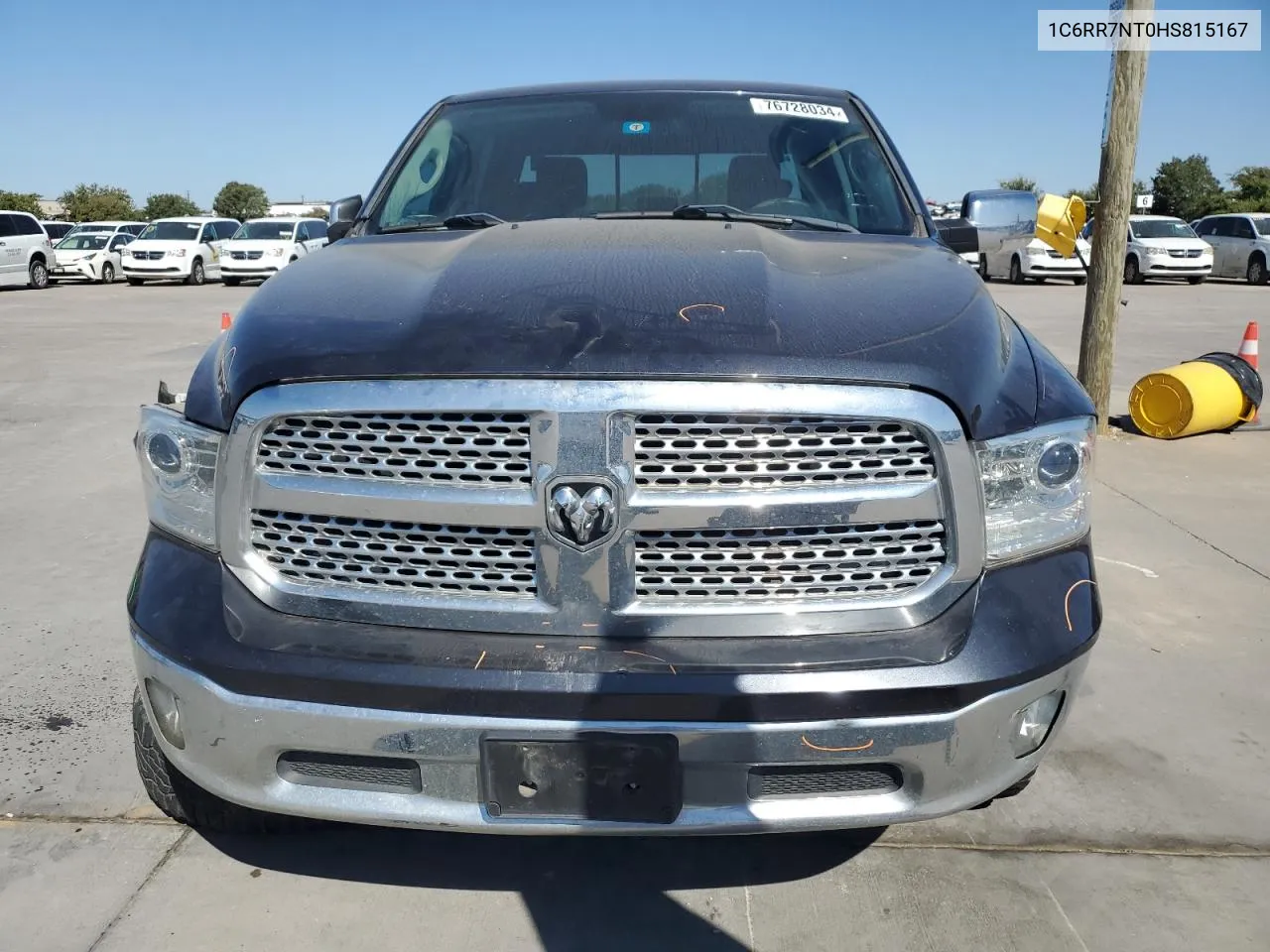 2017 Ram 1500 Laramie VIN: 1C6RR7NT0HS815167 Lot: 76728034