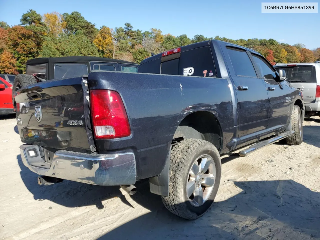 2017 Ram 1500 Slt VIN: 1C6RR7LG6HS851399 Lot: 76870044