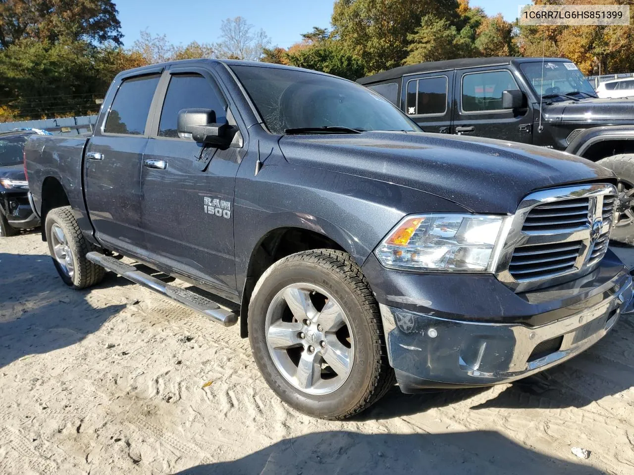 2017 Ram 1500 Slt VIN: 1C6RR7LG6HS851399 Lot: 76870044