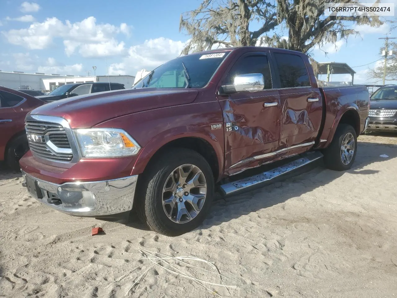 2017 Ram 1500 Longhorn VIN: 1C6RR7PT4HS502474 Lot: 76881384