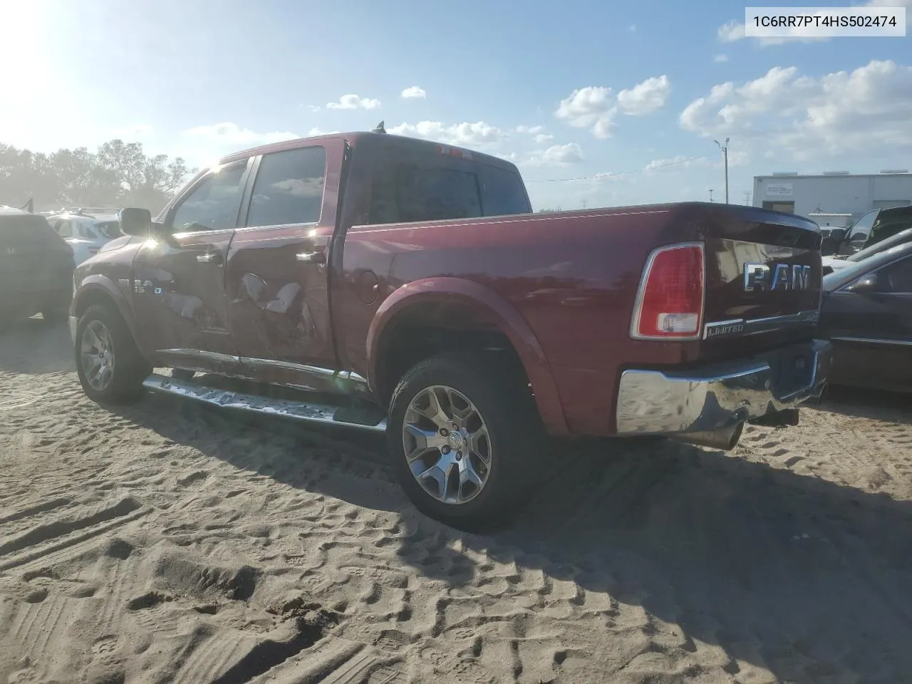 2017 Ram 1500 Longhorn VIN: 1C6RR7PT4HS502474 Lot: 76881384