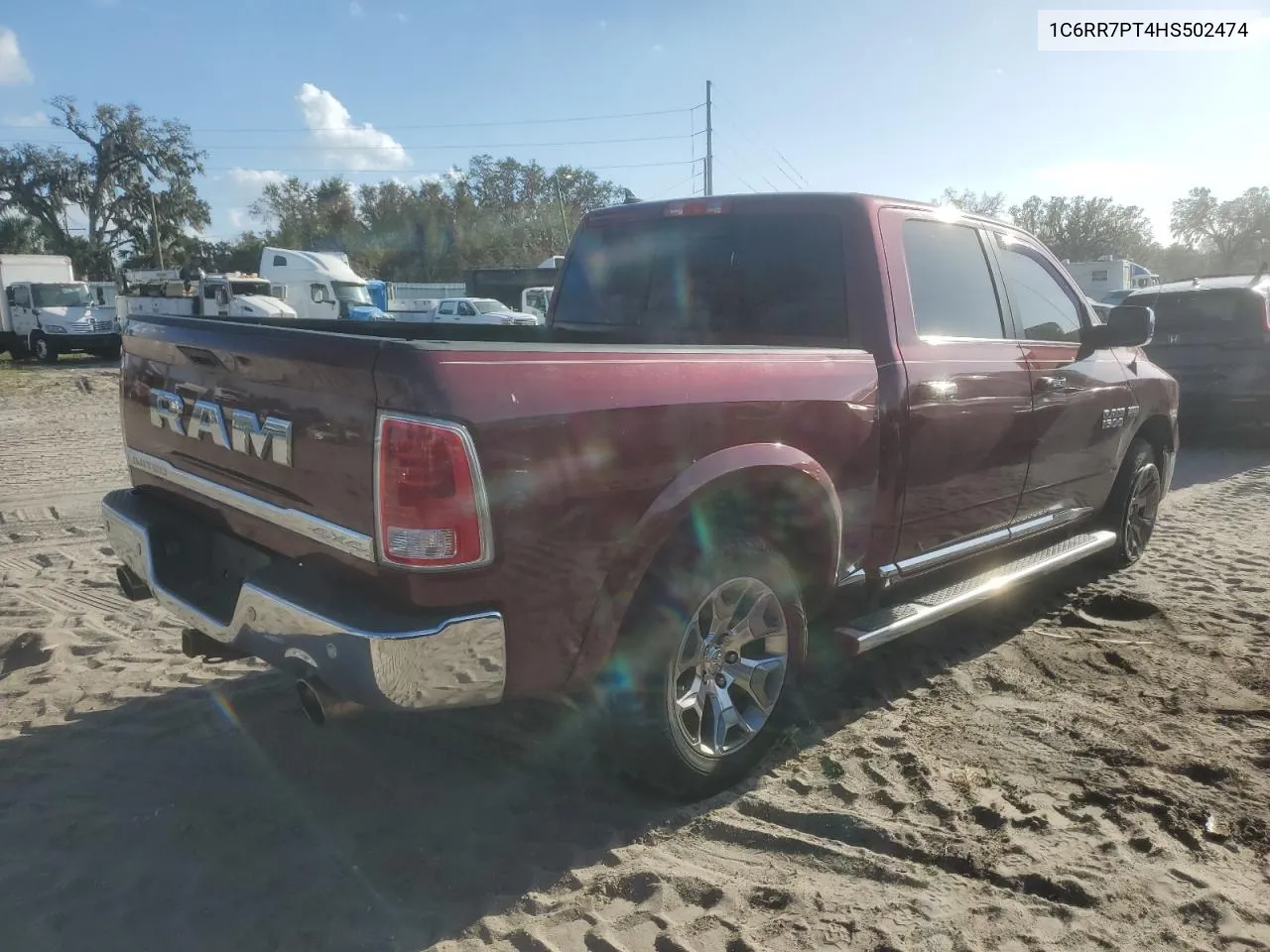 2017 Ram 1500 Longhorn VIN: 1C6RR7PT4HS502474 Lot: 76881384