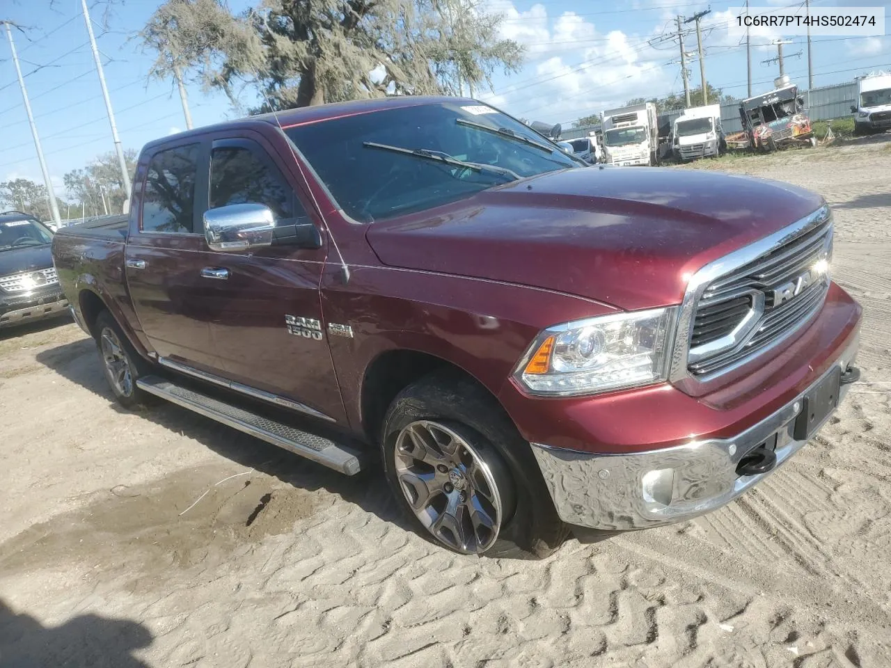 2017 Ram 1500 Longhorn VIN: 1C6RR7PT4HS502474 Lot: 76881384