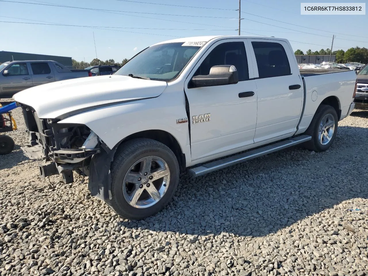 2017 Ram 1500 St VIN: 1C6RR6KT7HS833812 Lot: 77079924