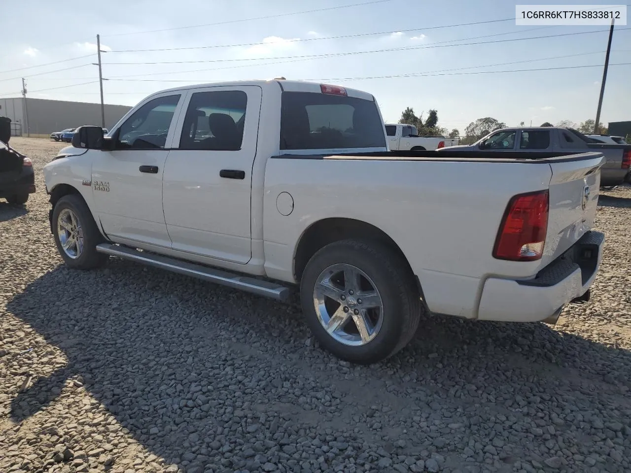 2017 Ram 1500 St VIN: 1C6RR6KT7HS833812 Lot: 77079924