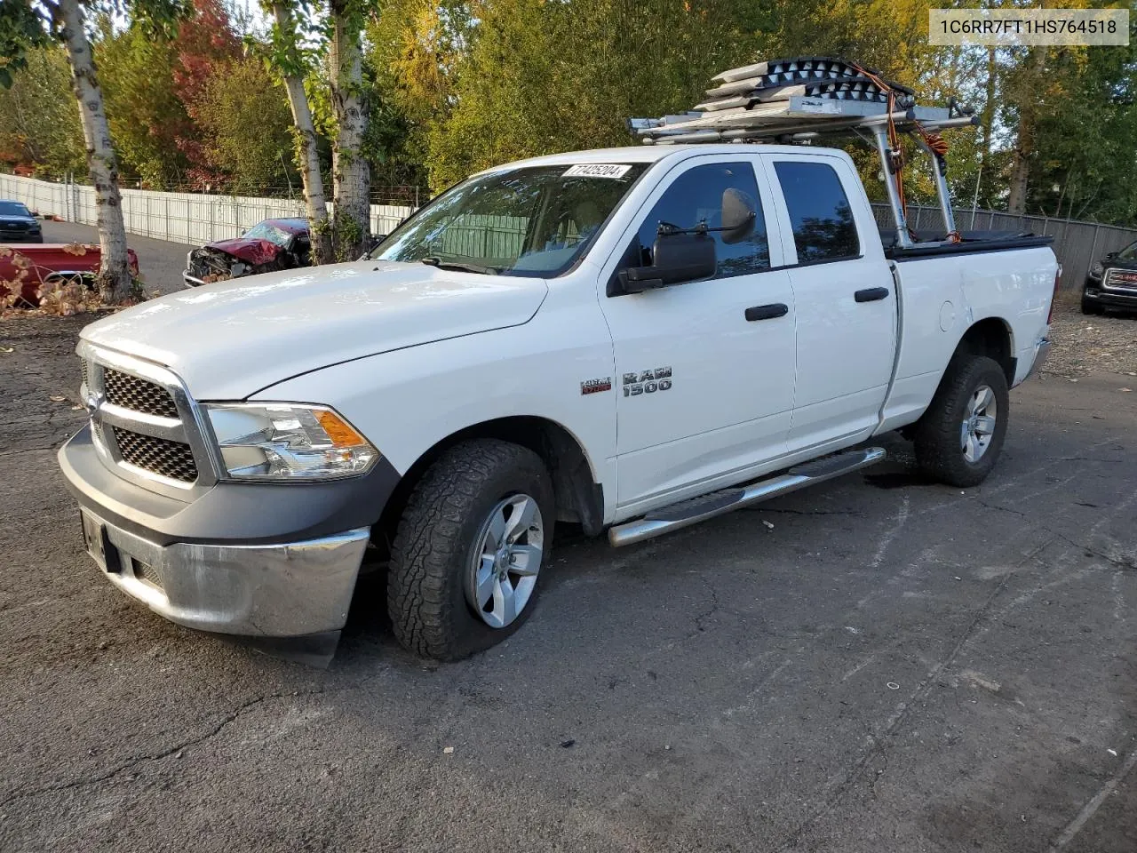 2017 Ram 1500 St VIN: 1C6RR7FT1HS764518 Lot: 77425204