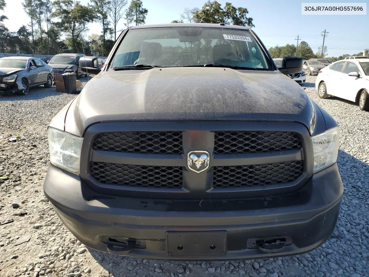 2017 Ram 1500 St VIN: 3C6JR7AG0HG557696 Lot: 77533394