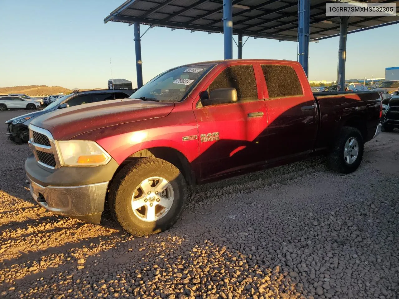 2017 Ram 1500 St VIN: 1C6RR7SMXHS532305 Lot: 77580314