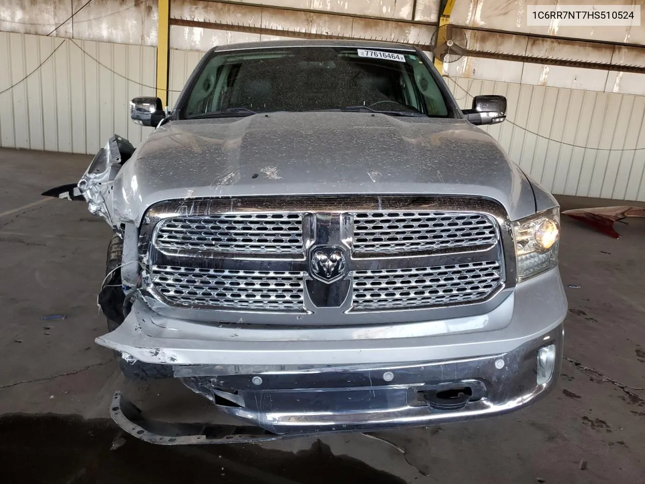 2017 Ram 1500 Laramie VIN: 1C6RR7NT7HS510524 Lot: 77616464