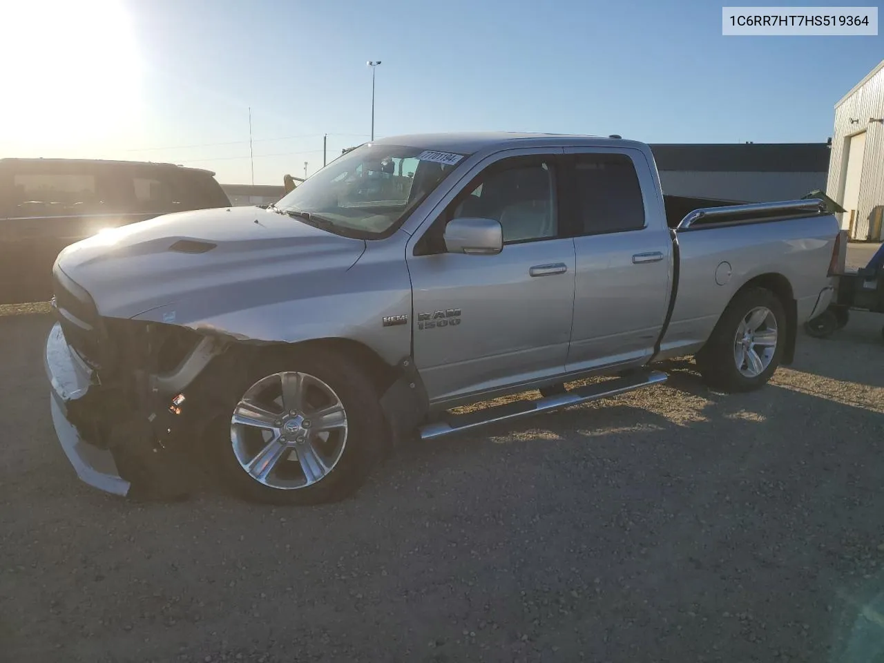 2017 Ram 1500 Sport VIN: 1C6RR7HT7HS519364 Lot: 77701194